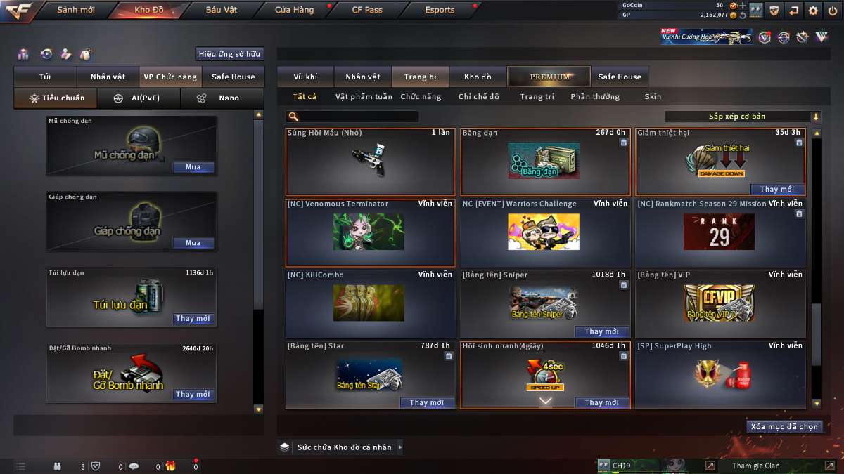 shop acc cf uy tin gia re